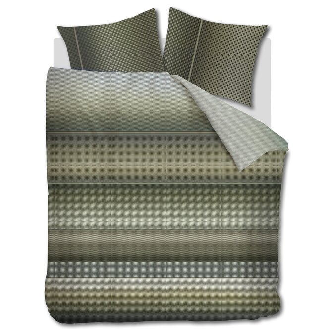 Kardol by Beddinghouse Housse de couette Charlottesville Vert 200x200/220 cm