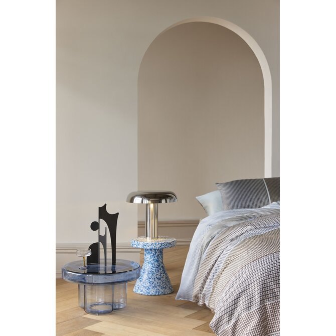 Kardol by Beddinghouse Housse de couette Charlottesville bleu-gris 140x200/220 cm