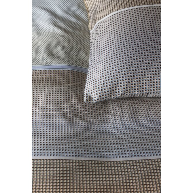 Kardol by Beddinghouse Housse de couette Charlottesville Bleu-gris 200x200/220 cm