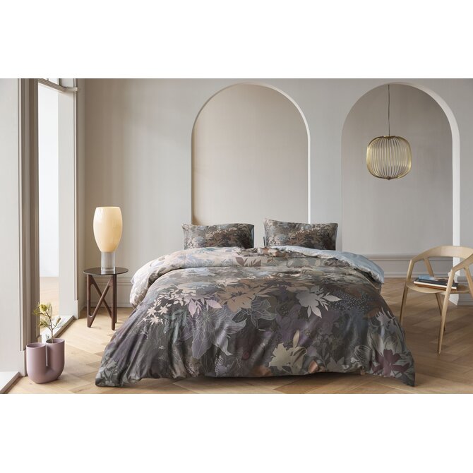 Kardol by Beddinghouse Housse de couette Growth blauw-grijs 140x200/220 cm