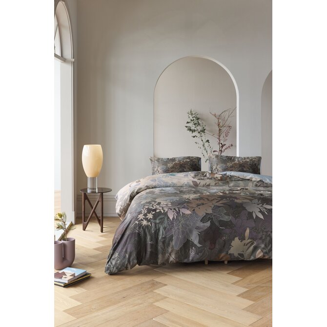 Kardol by Beddinghouse Housse de couette Growth bleu-gris 200x200/220 cm