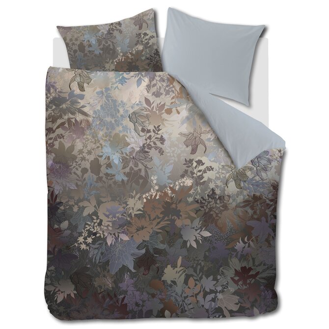 Kardol by Beddinghouse Housse de couette Growth bleu-gris 200x200/220 cm