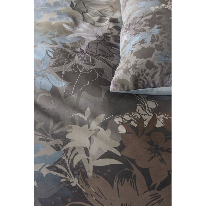 Kardol by Beddinghouse Housse de couette Growth Bleu-gris 240x200/220 cm