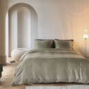 Kardol Kardol by Beddinghouse Housse de couette Lofty Vert olive 140x200/220 cm