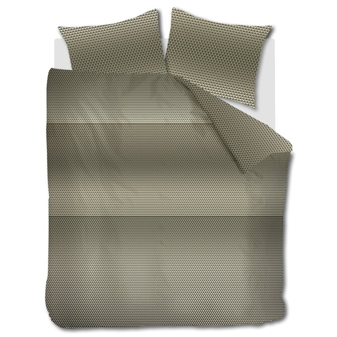 Kardol by Beddinghouse Dekbedovertrek Lofty Olive Green 200x200/220 cm