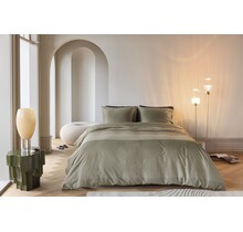 Kardol by Beddinghouse Housse de couette Lofty vert olive 240x200/220 cm