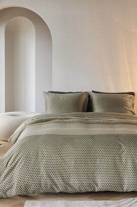 Kardol by Beddinghouse Dekbedovertrek Lofty Olive Green 240x200/220 cm