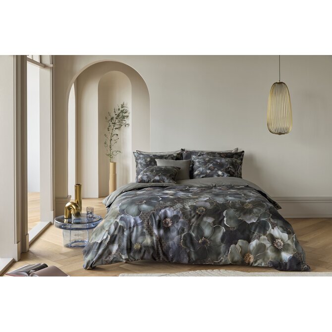 Kardol by Beddinghouse Dekbedovertrek Decorum Grey Green 140x200/220 cm