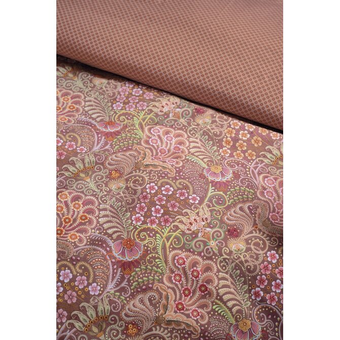 Pip Studio Housse de couette Kitenge Terra 200x200/220 cm