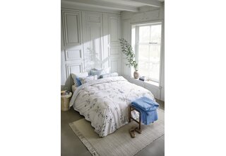 Pip Studio Housse de couette Bamboo Blossom Blanc 240x200/220 cm