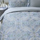Pip Studio Pip Studio Housse de couette Moon Flower Bleu clair 140x200/220 cm