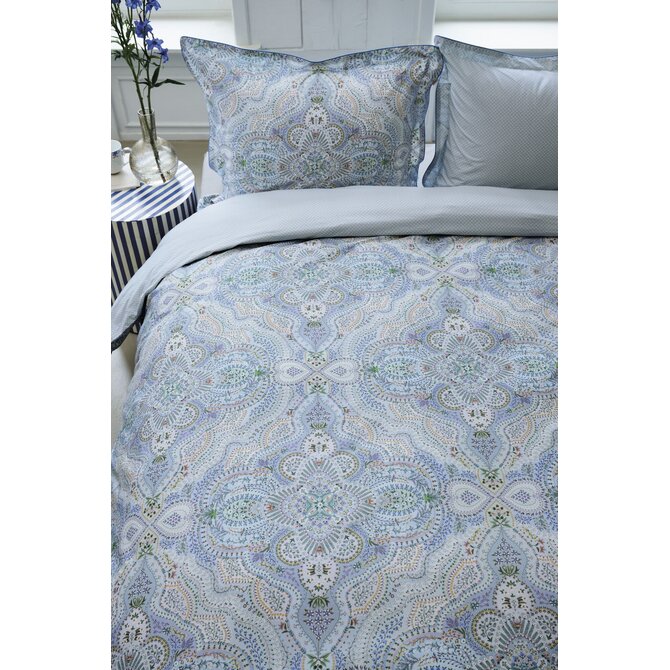 Pip Studio Housse de couette Moon Flower bleu clair 200x200/220 cm