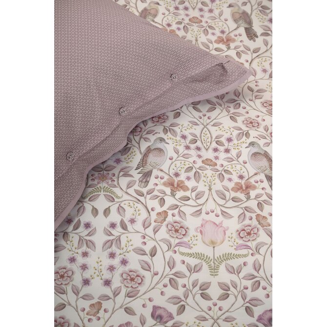 Pip Studio Housse de couette Garden of Dove Blanc cassé 200x200/220 cm