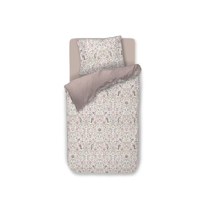 Pip Studio Housse de couette Garden of Dove Blanc cassé 200x200/220 cm