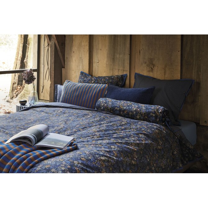 Pip Studio Housse de couette Tutti I Fiori bleu foncé 200x200/220 cm