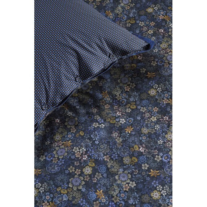 Pip Studio Housse de couette Tutti I Fiori bleu foncé 240x200/220 cm