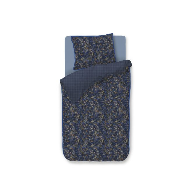 Pip Studio Housse de couette Tutti I Fiori Bleu foncé 260x200/220 cm