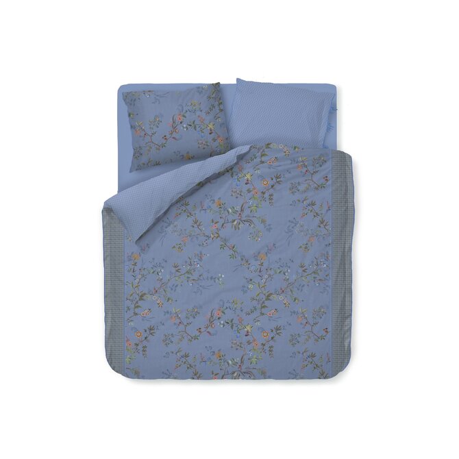 Pip Studio Housse de couette Bustani bleu 140x200/220 cm
