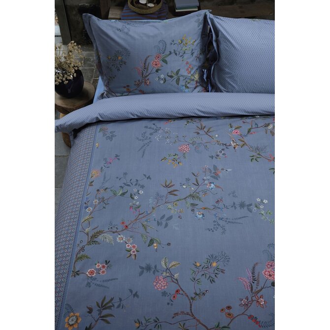 Pip Studio Housse de couette Bustani Bleu 200x200/220 cm