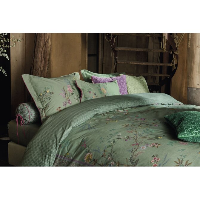 Pip Studio Dekbedovertrek Bustani Groen 140x200/220 cm