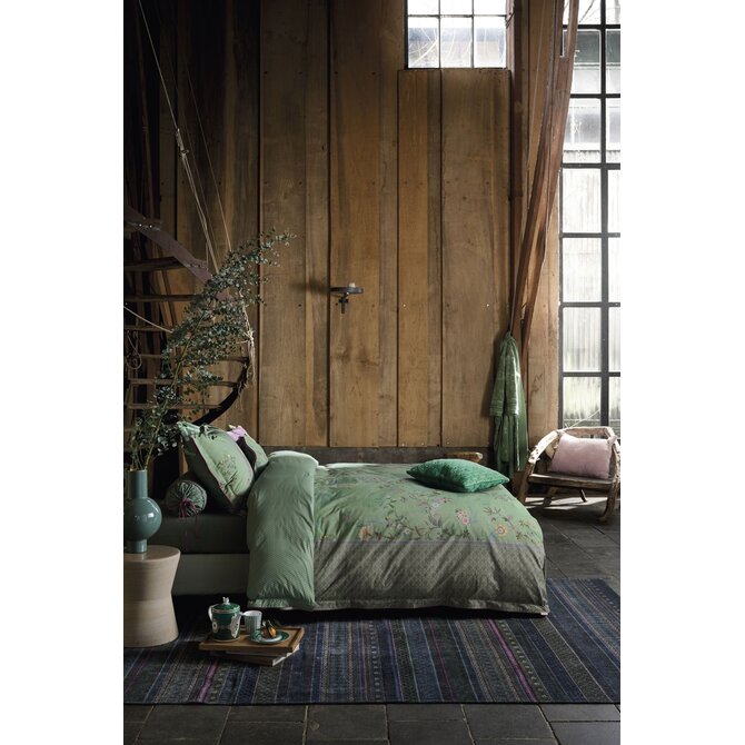 Pip Studio Dekbedovertrek Bustani Groen 200x200/220 cm