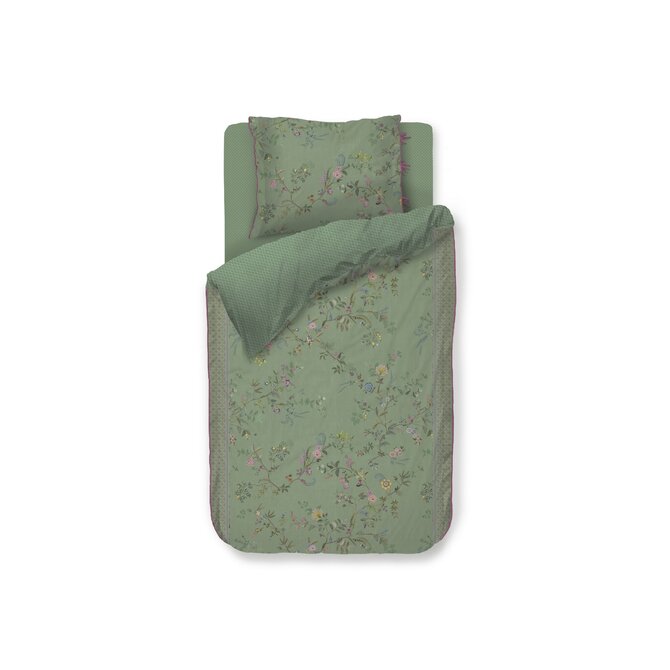 Pip Studio Dekbedovertrek Bustani Groen 240x200/220 cm