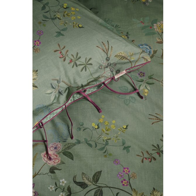 Pip Studio Dekbedovertrek Bustani Groen 260x200/220 cm