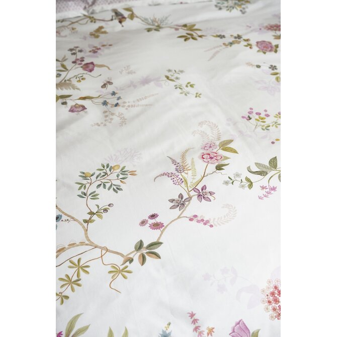 Pip Studio Dekbedovertrek Bustani Wit 200x200/220 cm