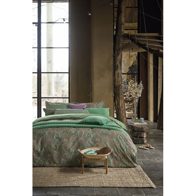 Pip Studio Dekbedovertrek Little Jabali Groen 140x200/220 cm