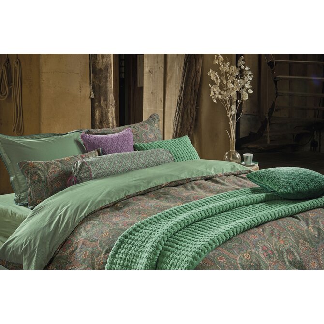 Pip Studio Dekbedovertrek Little Jabali Groen 200x200/220 cm