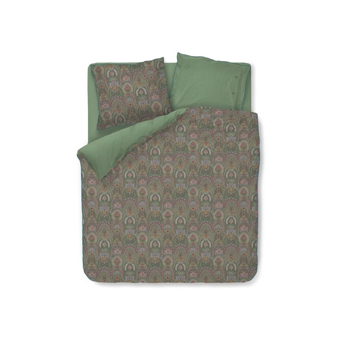 Pip Studio Housse de couette Little Jabali Vert 240x200/220 cm