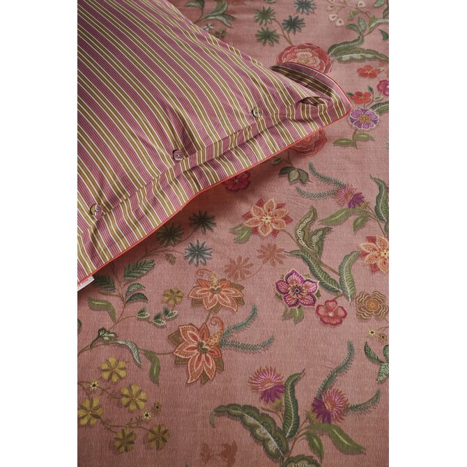 Pip Studio Housse de couette Fleur Coco Corail 260x200/220 cm