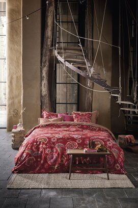 Pip Studio Housse de couette Matata Rouge 140x200/220 cm