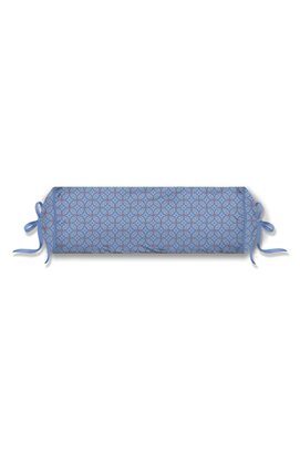 Pip Studio  Bustani Roll Cushion Blauw 22x70 cm