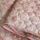 Pip Studio Pip Studio  Moon Flower Couvre-lit Rose clair 180x260 cm