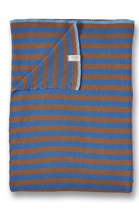 Pip Studio  Bonsoir Stripe Throw Blauw 130x170 cm