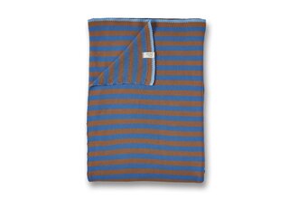 Pip Studio  Bonsoir Stripe Throw Blauw 130x170 cm