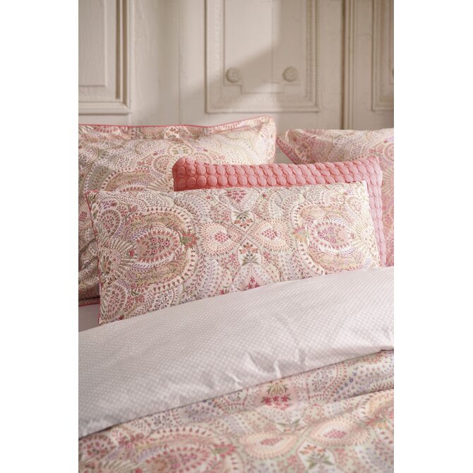 Pip Studio  Moon Flower Quilted Cushion Licht roze 45x70 cm