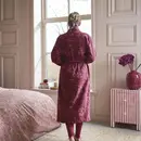 Pip Studio Pip Studio  Jasmin Jacquard Bathrobe Donker roze XS