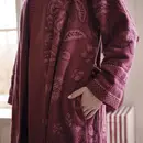 Pip Studio Pip Studio  Jasmin Jacquard Bathrobe Donker roze M