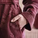 Pip Studio Pip Studio  Jasmin Jacquard Bathrobe Donker roze XL