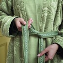 Pip Studio Pip Studio  Jasmin Jacquard Peignoir Vert XL