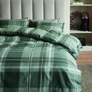 Rivièra Maison Rivièra Maison Dekbedovertrek Tartan Check Groen 140x200/220 cm
