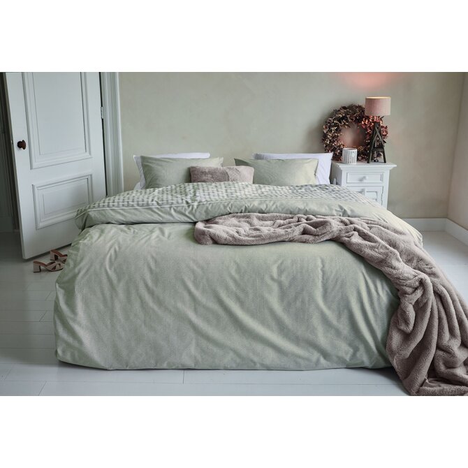 Rivièra Maison Housse de couette Hayes Sable 140x200/220 cm