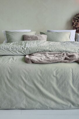 Rivièra Maison Housse de couette Hayes Sable 200x200/220 cm