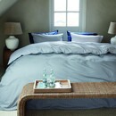 Rivièra Maison Rivièra Maison Housse de couette Emery bleu-gris 140x200/220 cm