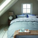 Rivièra Maison Rivièra Maison Dekbedovertrek Emery Blauwgrijs 240x200/220 cm
