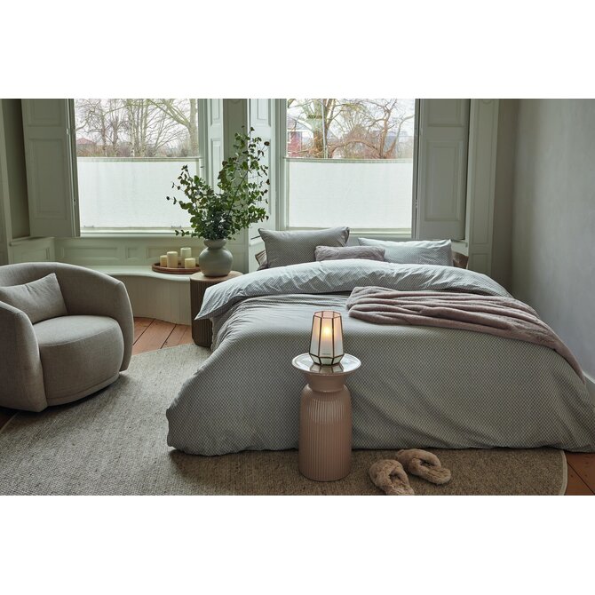 Rivièra Maison Housse de couette Emery taupe 240x200/220 cm