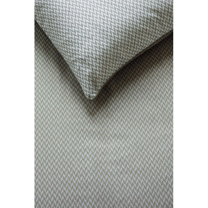 Rivièra Maison Housse de couette Emery Taupe 260x200/220 cm