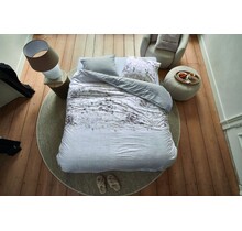 Rivièra Maison Dekbedovertrek Bernice Naturel 200x200/220 cm